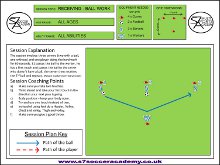 The drill is a lively passing session to be The drill is a lively passing session to be